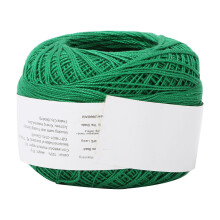 Lace Line Cotton Hand Crocheted Silk Thin Line (6623 Dark Green)