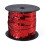 100 Yards 6mm Shiny Flat Round Sequins Trim Sewing String Red 2