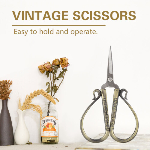 Vintage Stainless Steel Sewing Scissors (#4) 1