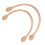 2Pcs Genuine Leather Bag Straps Handle DIY Beige 2