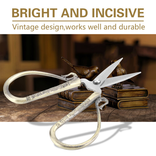 Vintage Stainless Steel Sewing Scissors (#4) 2