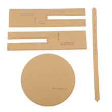 Leather Craft Acrylic Shoulder Bag Stencil Template DIY JBX-32