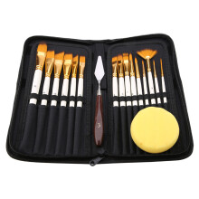 Paint Brushes Set Wood Handle Watercolor Gouache Painting Tools