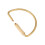 Brass Screw Lock Carabiner Clip Hook Keychain (Semicircle) 3