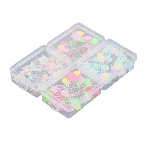 300 pcs Flower Button Head Pins DIY Sewing Type 2 2