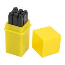 Carbon Steel 3mm Numbers Punch Stamp Kit with Case