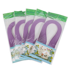 600 Stripes 3mm DIY Quilling Paper Pure Color Hand Craft Violet
