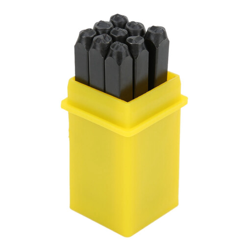 Carbon Steel 3mm Numbers Punch Stamp Kit with Case 1