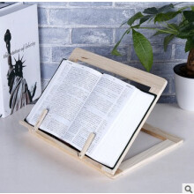 Wooden Book Reading Rack Kitchen Cookbook Stand