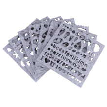 7pcs/set DIY Needle Felting Applique Mold Template Beginner Craft Tool