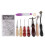 17 Pcs Leather Tools DIY Hand Stitching Kit Awl Waxed Thimble Thread 2