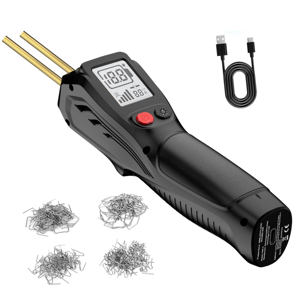 5000Mah Handheld Welder Cordless Welding Tool Hot Stapler For Car Bumper Repair Set Black 9067246322861