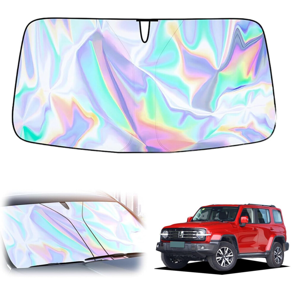 Car Windscreen Sun Shade Universal Foldable Window Sun Shade 145X80cm Blocks 99% Uv Rays Fits Truck Suv Bus 9067246323066