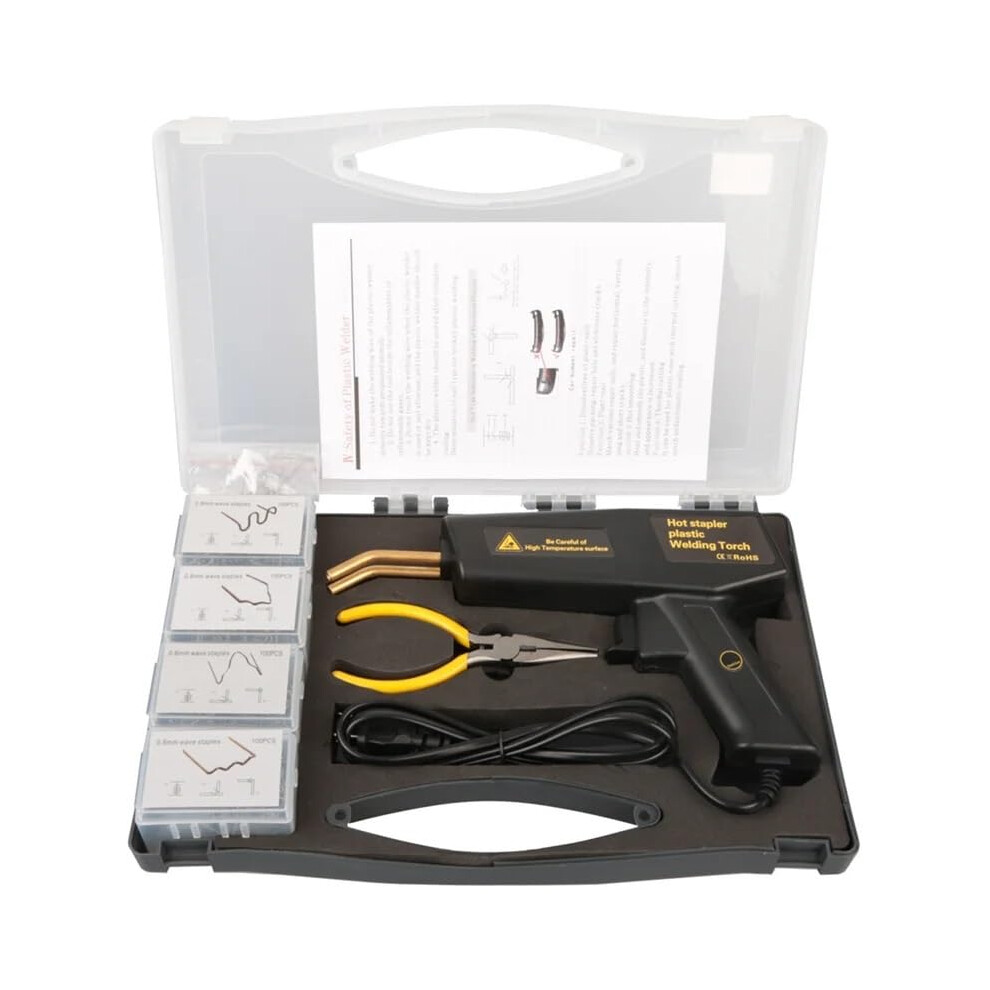 Car Welding Machine 120W Bumper Repair Kit Hot Staple Machine Car Bumper Crack Repair Tools 9354506536268