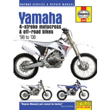 Yamaha YZ amp WR 4stroke Motocross Bikes 98 08 Haynes Repair Manual by
