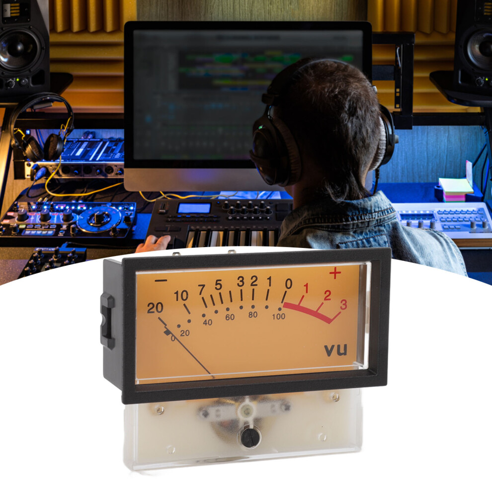 Audio Level Meter 12V High Accuracy Vu Header Backlit 500Ua 650Î© For Power Amp 9451355264301