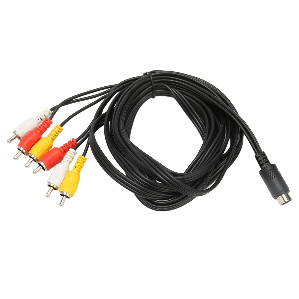 Mini Din 9Pin To 6 Rca Cable Pvc For Camcorder Tv Av Receiver 8491355264926