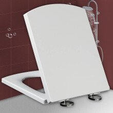 Square Toilet Seat Soft Close Top Fixing Quick Release Standard Size Lid Premium Universal Loo Seat For Family Bathrooms