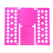 Plastic Clothes Folding Board For Shirts And Kids And Adults Rose Red Laundry Folder Home Storage Tool