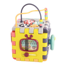 Baby-Hexaeder-Spielzeug, frühes Lernen,