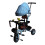 Kinderdreirad, blau, drehbarer Sitz, solide 8
