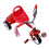 Kleinkind Dreirad Rot Farbe Faltbare 3 Position 8