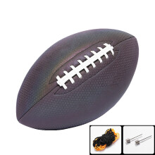 Luminous Fluorescent Reflective Football PU, Size 3/6/9, Black