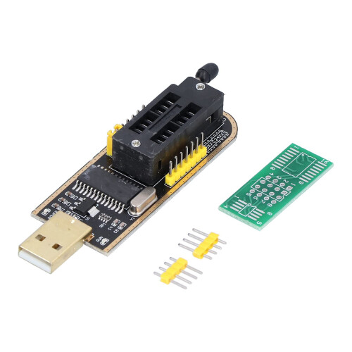 CH341A USB Programmer Board Debugging Module for BIOS Flash, EEPROM Backup, SPI I2C Compatible