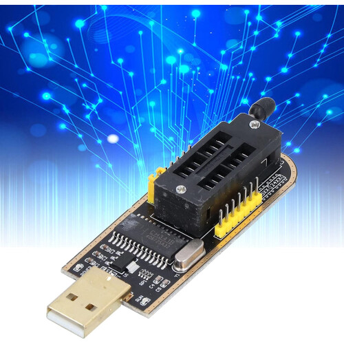 CH341A USB Programmer Board Debugging Module for BIOS Flash, EEPROM Backup, SPI I2C Compatible 2