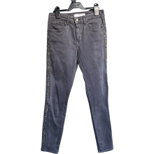 Stylish Grey Trousers for Women — Comfortable Classic Fit Cotton Stretch Pants for Casual Smart Everyday Wear & Office Work Size 10