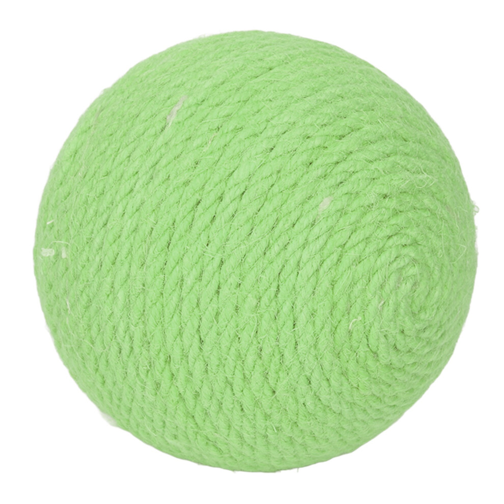 Interactive Green Sisal Ball for Cats - Claw Grinding & Boredom Relief-image-OPC-PMFT7CK-NEW