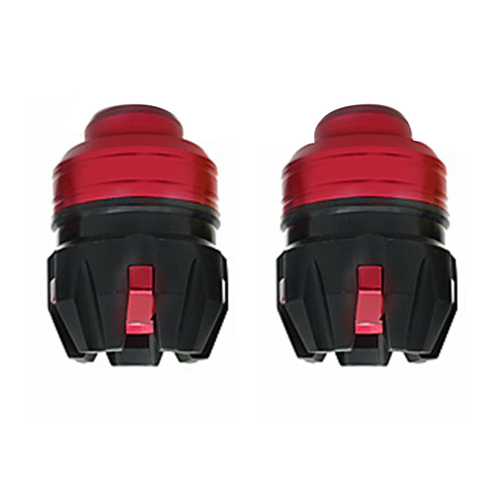 Motorcycle Front Fork Cup Aluminum Alloy Crash Protectors 74X52mm Red 3561355286534