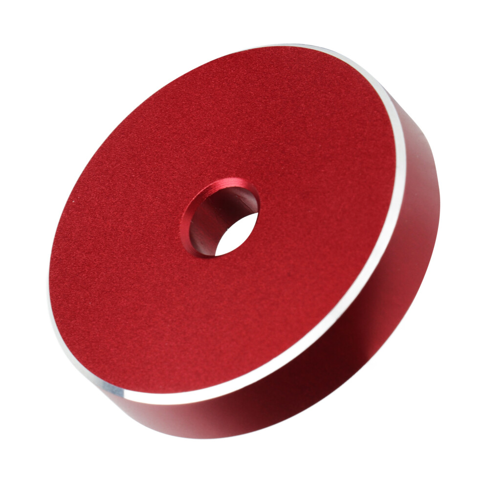 Aluminum Record Adapter For Turntable, Rpm Gramophone Accessory Red 8451355287264