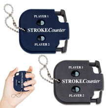 Golf Score Counter 2 Pack Portable Shot Counter with Keychain, Golf Stroke Counters for Tournaments and Games