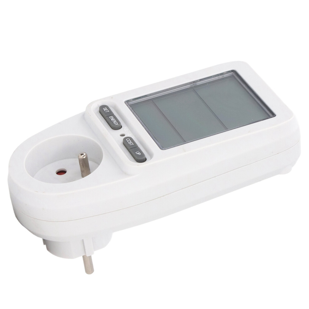 Smart Power Socket Digital Display Power Meter Abs, Rechargeable Battery 9311355293636