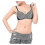 (XL, silver) glitter sparkle belly dance beaded sequined bra top 3