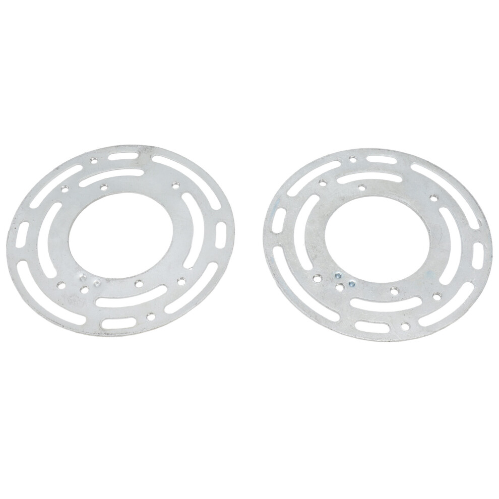 Complete 2 Pack 4In Steel Light Fixture Mounting Brackets Ceiling Fan Plate 4991355297602