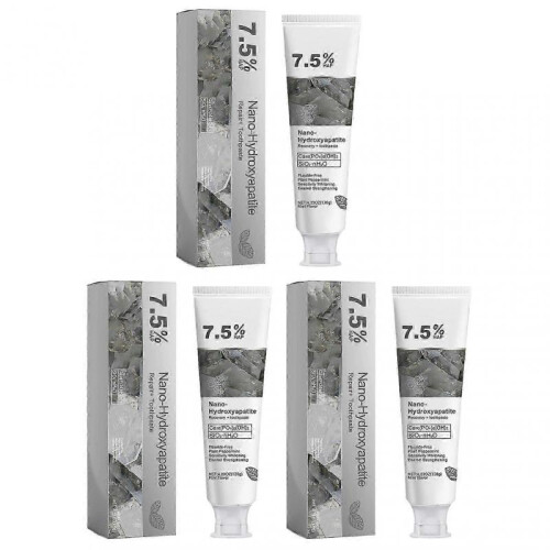 (3pcs) suitable for sensitive teeth 7.5% nano-hydroxyapatite toothpaste advanced enamel protection and fresh breath