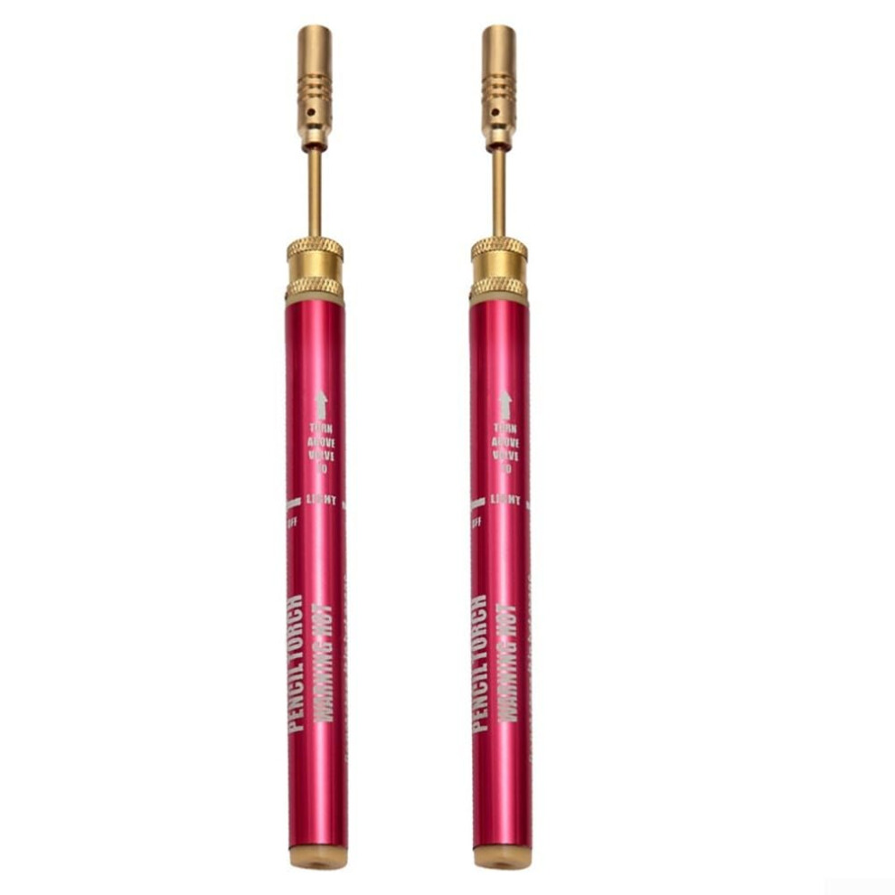 Pink Cordless Soldering Iron With Butane Gas, Pencil Airbrush, Refillable 2-Pack For Safe Use 9067246323837