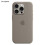(Grey) For iPhone 15 Pro Silicone Phone Case 1