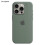 (Green) For iPhone 15 Pro Silicone Phone Case 1