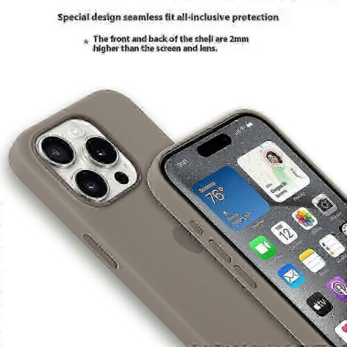 (Baby Blue) For iPhone 15 Pro Silicone Phone Case 1