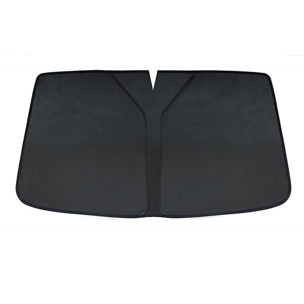 Windshield Sun Shade For Ford Ecosport Bk 2012-2022 Foldable Windshield Cover Car Interior Protection Black 9393856626274