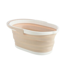 Efficient Floor Mopping Solution Plastic Mop Bucket Folding Drain Basket Portable Water Tank