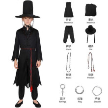 (Kid 130, B) KPop Demon Hunters Costume Wig Hat Book Week Idol Jinu Cosplay Costume