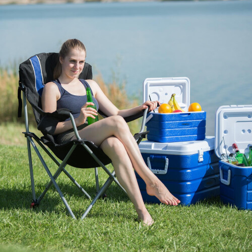 Klappbarer Campingstuhl mit Polsterung 1