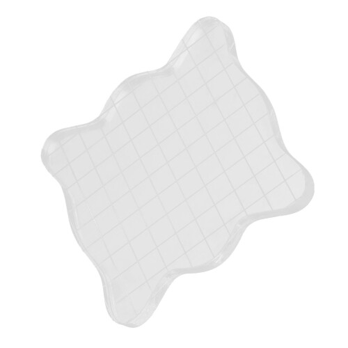 Acrylic Stamping Grid Block 10x10cm for Scrapbooking 1