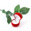 Red Rose Shape Ring Box Valentine's Day Jewelry Proposal Case 3