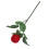 Red Rose Shape Ring Box Valentine's Day Jewelry Proposal Case 4