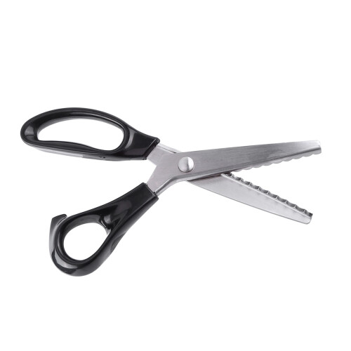 Fabric Decorative Pinking Shears Scissors 3 5 7mm Round/Triangle Edge 2